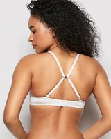 Lace Cup Push Up Bra Ivory