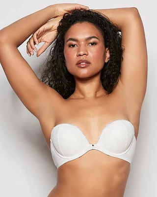 Strapless Push Up Bra Ivory
