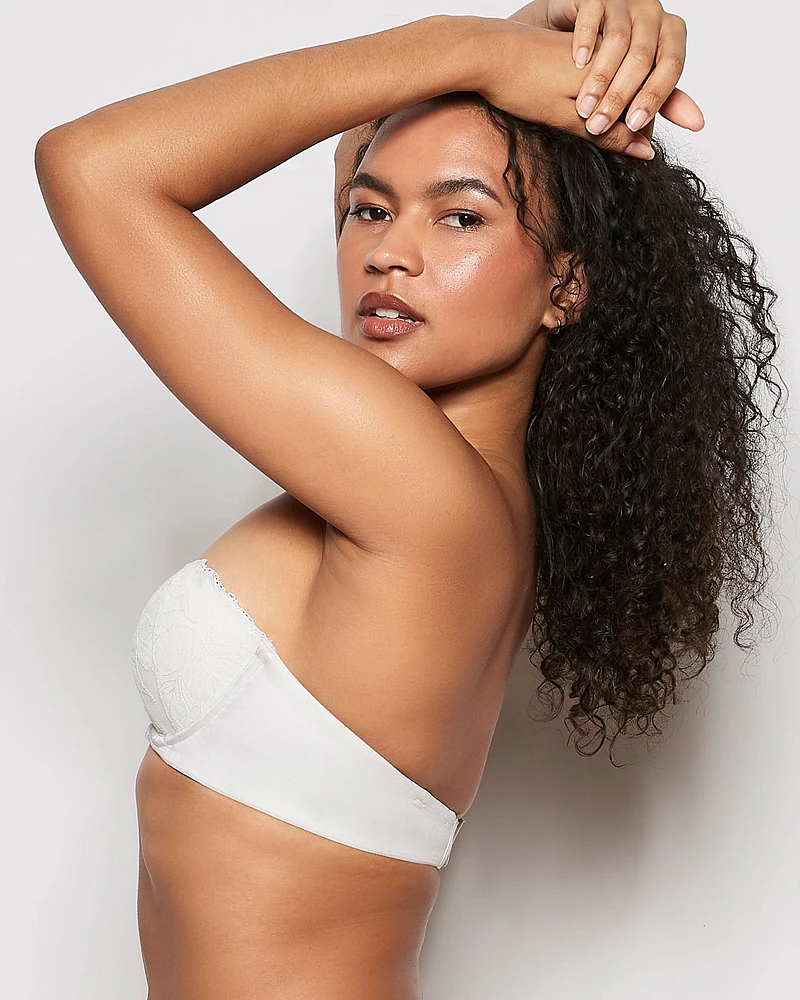 Strapless Push Up Bra Ivory