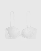 Strapless Push Up Bra Ivory