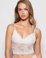 Long Line Bralette Ivory