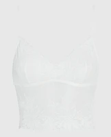 Long Line Bralette Ivory
