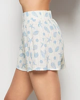 Textured Pajama Short She Sells Sea Shells