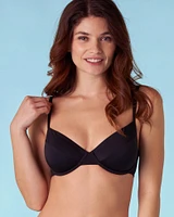 Lightly Lined Bikini Top Tuxedo Black