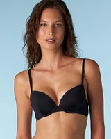 Padded Bikini Top Tuxedo Black