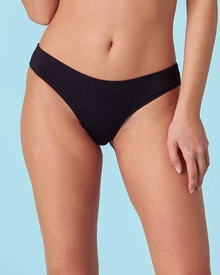 Brazilian Swim Bottom Tuxedo Black