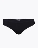 Brazilian Swim Bottom Tuxedo Black