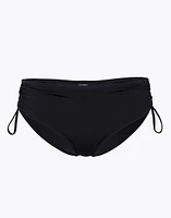 High Rise Swim Bottom Tuxedo Black
