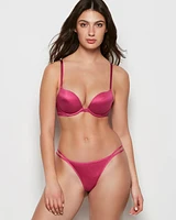 G-String Panty with Bamboo Ring Electric Rouge
