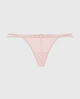 G-String Panty with Bamboo Ring Iced Lilac