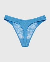 High Leg Lace Thong Panty Pacific Coast