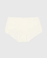 No Show Boyshort Panty Ivory