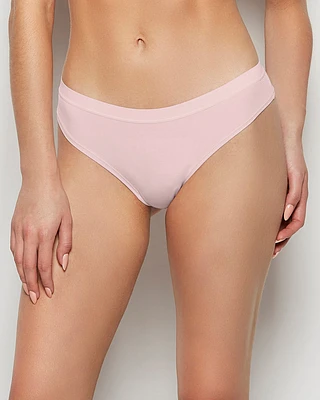 Thong Panty with Vanishing Trim Iced Lilac
