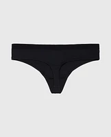 Tanga avec bande délicate smoking noir