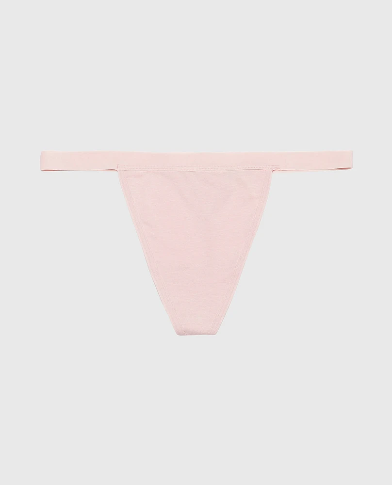 G-String Panty with Vanishing Trim Iced Lilac