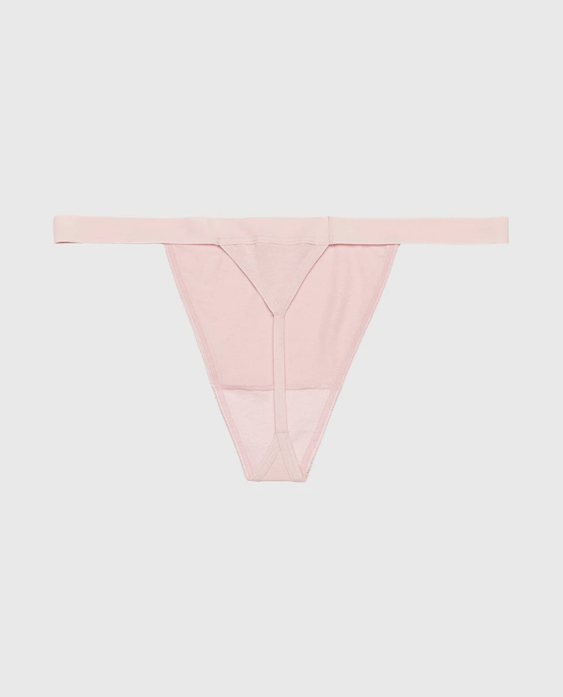 G-String Panty with Vanishing Trim Iced Lilac