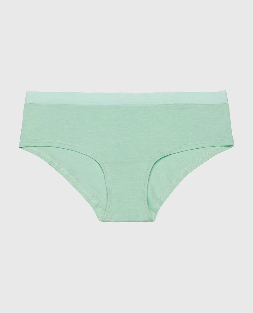 Hipster Panty with Vanishing Trim Mist Green