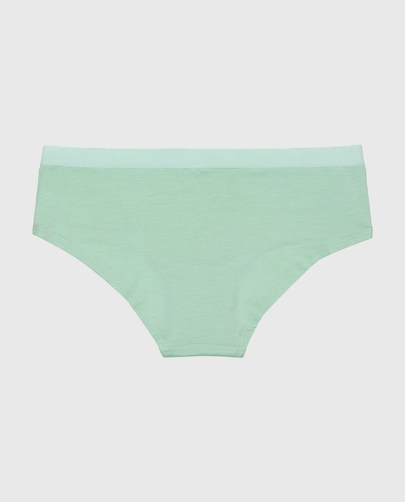 Hipster Panty with Vanishing Trim Mist Green