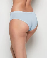 Hipster Panty with Vanishing Trim Subdued Blue