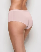 Boyshort Panty with Vanishing Trim Iced Lilac