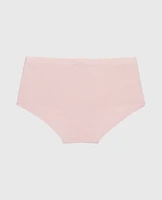 Boyshort Panty with Vanishing Trim Iced Lilac