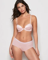 Boyshort Panty with Vanishing Trim Iced Lilac