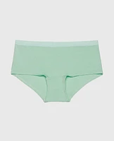Boyshort Panty with Vanishing Trim Mist Green