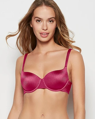 Lightly Lined Balconette Bra Electric Rouge
