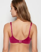 Lightly Lined Balconette Bra Electric Rouge