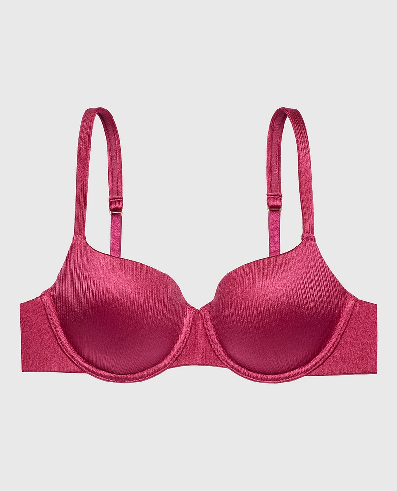 Lightly Lined Balconette Bra Electric Rouge