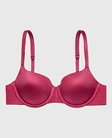 Lightly Lined Balconette Bra Electric Rouge