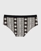 Hipster Panty with Vanishing Trim Boho Stripe