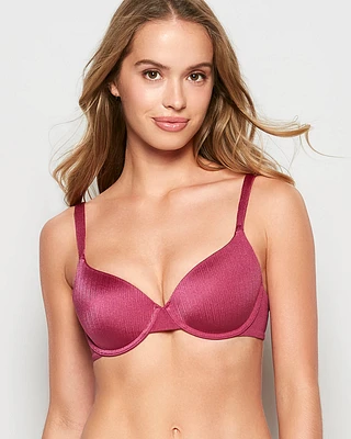 Soutien-gorge couvrant légèrement doublé rouge électrique
