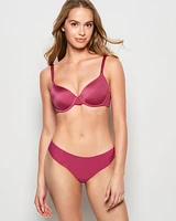 Soutien-gorge couvrant légèrement doublé rouge électrique