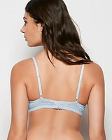 Lightly Lined Demi Bra Subdued Blue