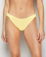 Cheeky Panty with Lace Trim Mellow Yellow