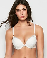 Up 2 Cup Lace Push Bra Ivory
