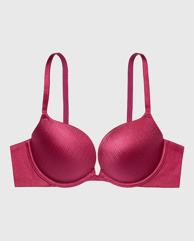 Push Up Plunge Bra Electric Rouge
