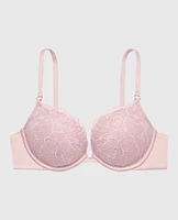 Lace Push Up Bra Iced Lilac