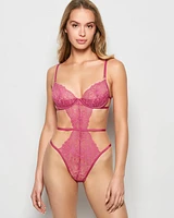 Barely There Unlined Bodysuit Electric Rouge
