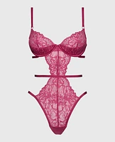 Barely There Unlined Bodysuit Electric Rouge