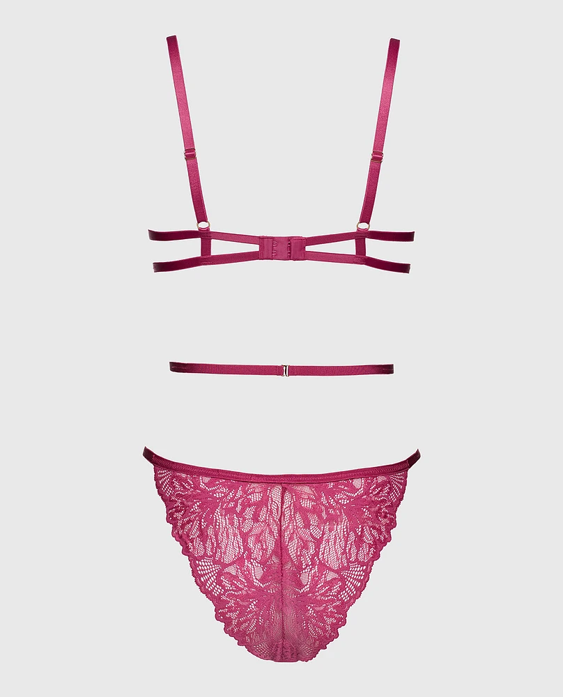 Barely There Unlined Bodysuit Electric Rouge