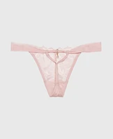 Minislip à jambe échancrée lilas discret