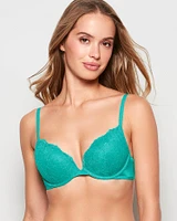 Lace Push Up Bra Beach Teal