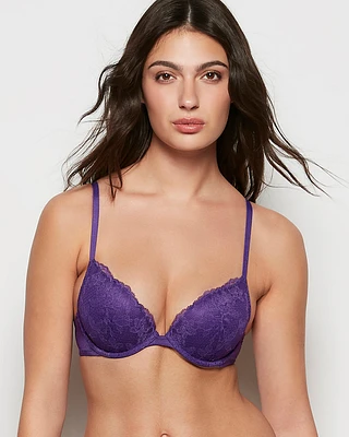 Lace Push Up Bra Petunia Purple