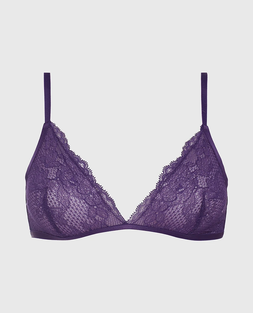 Lace Bralette Petunia Purple