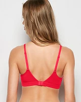 Cotton Scoop Bralette Tart Berry