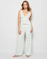 Textured Pajama Tank She Sells Sea Shells