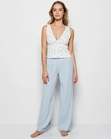 Textured Pajama Tank She Sells Sea Shells