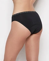Bikini Period Panties Tuxedo Black